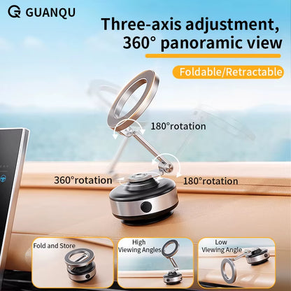 Ultimate 360° Electric Vacuum Magnetic Phone Mount for iPhone & Android - Perfect for Live Streaming!